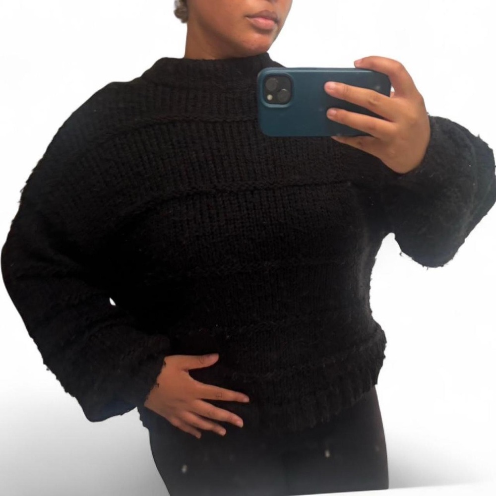 Urban Outfitters Black Wool Knit Sweater